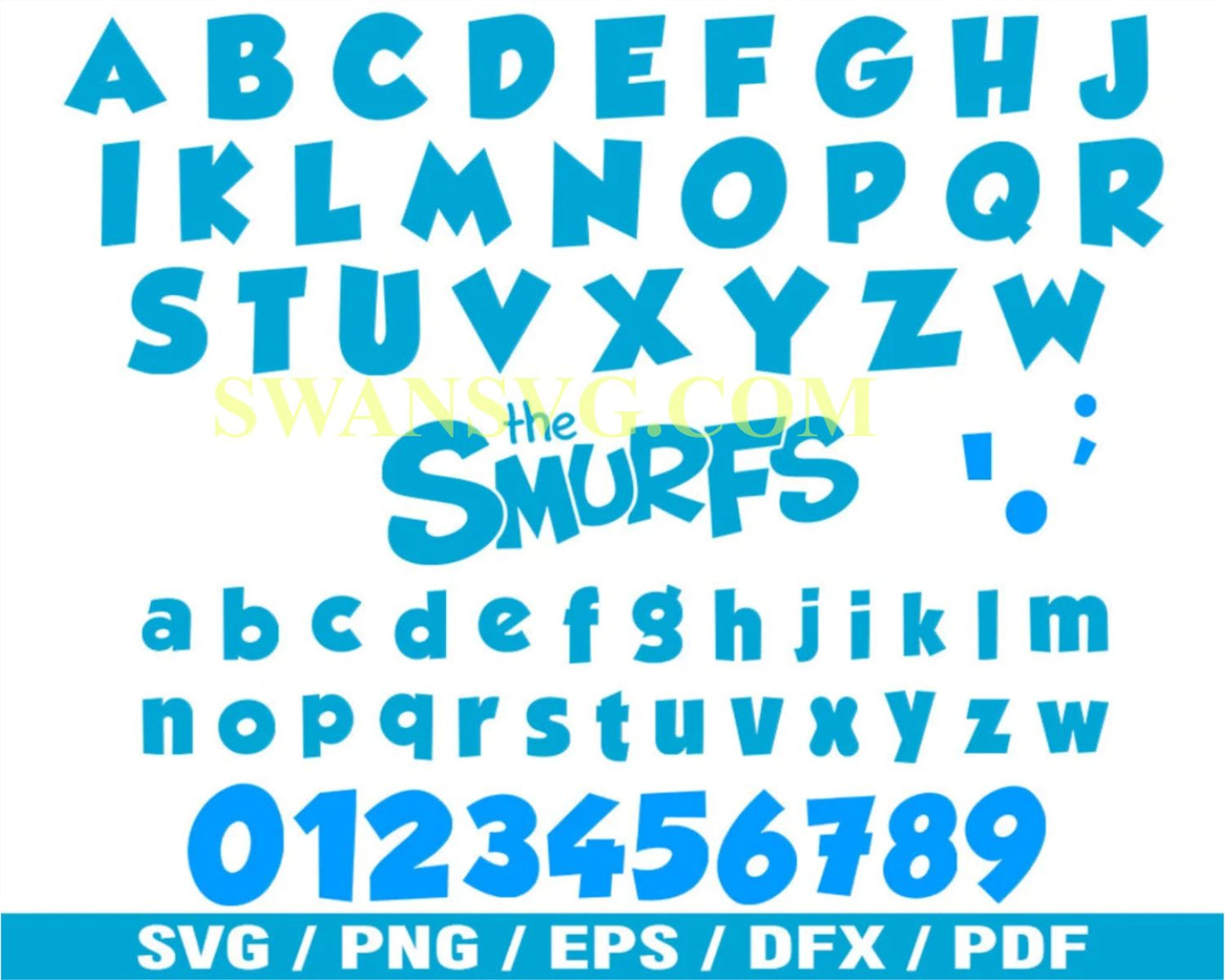 1030 Smurfs bundle Svg, Smurfs Svg, Mega Bundle Smurfs Png