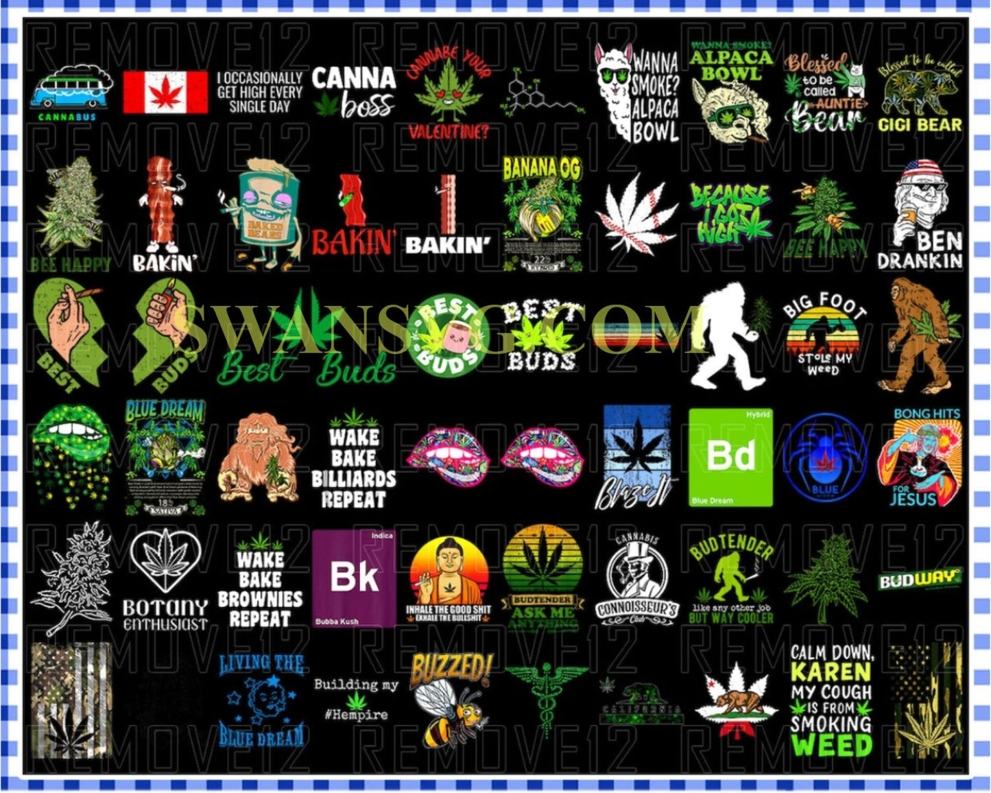 1000 Cannabis Png Designs, Bundle Png File, Dope Bundle, Smoke weed