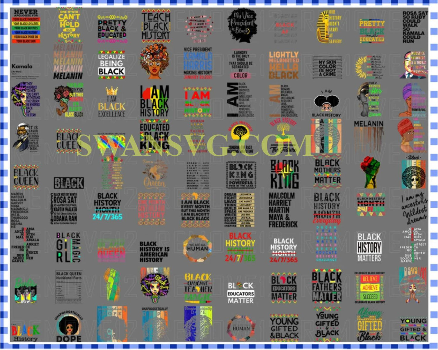 100 Black History Month, Huge Bundle, black woman png, black history