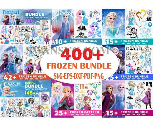 400 Frozen Bundle Svg, Trending Svg, Frozen Svg, Disney svg