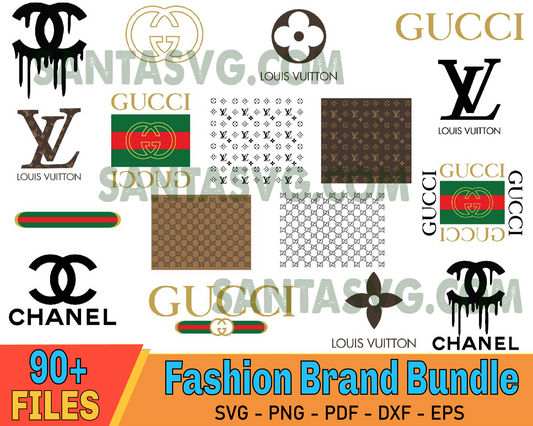 Fashion Brand Logo Svg, Bundle Logo  Svg, Brand Logo Svg, Famous Logo