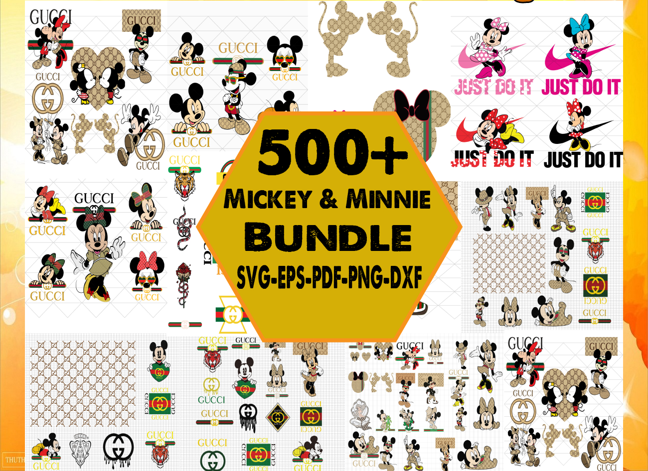 500 Mickey Mouse Svg Bundle, Disney Bundle svg, Mickey Svg