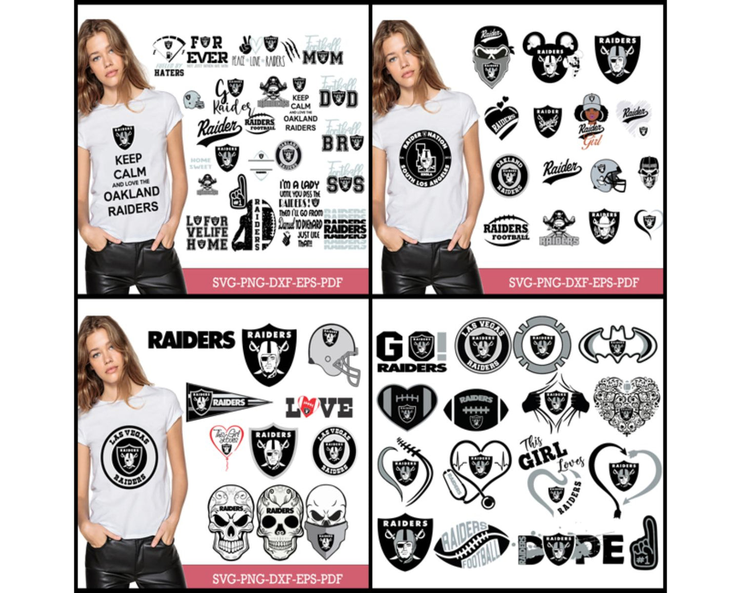 Las Vegas Raiders Bundle Svg, Raiders Svg, Raiders logo svg, Nfl svg