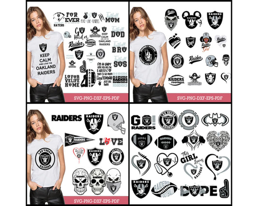 Las Vegas Raiders Bundle Svg, Raiders Svg, Raiders logo svg, Nfl svg