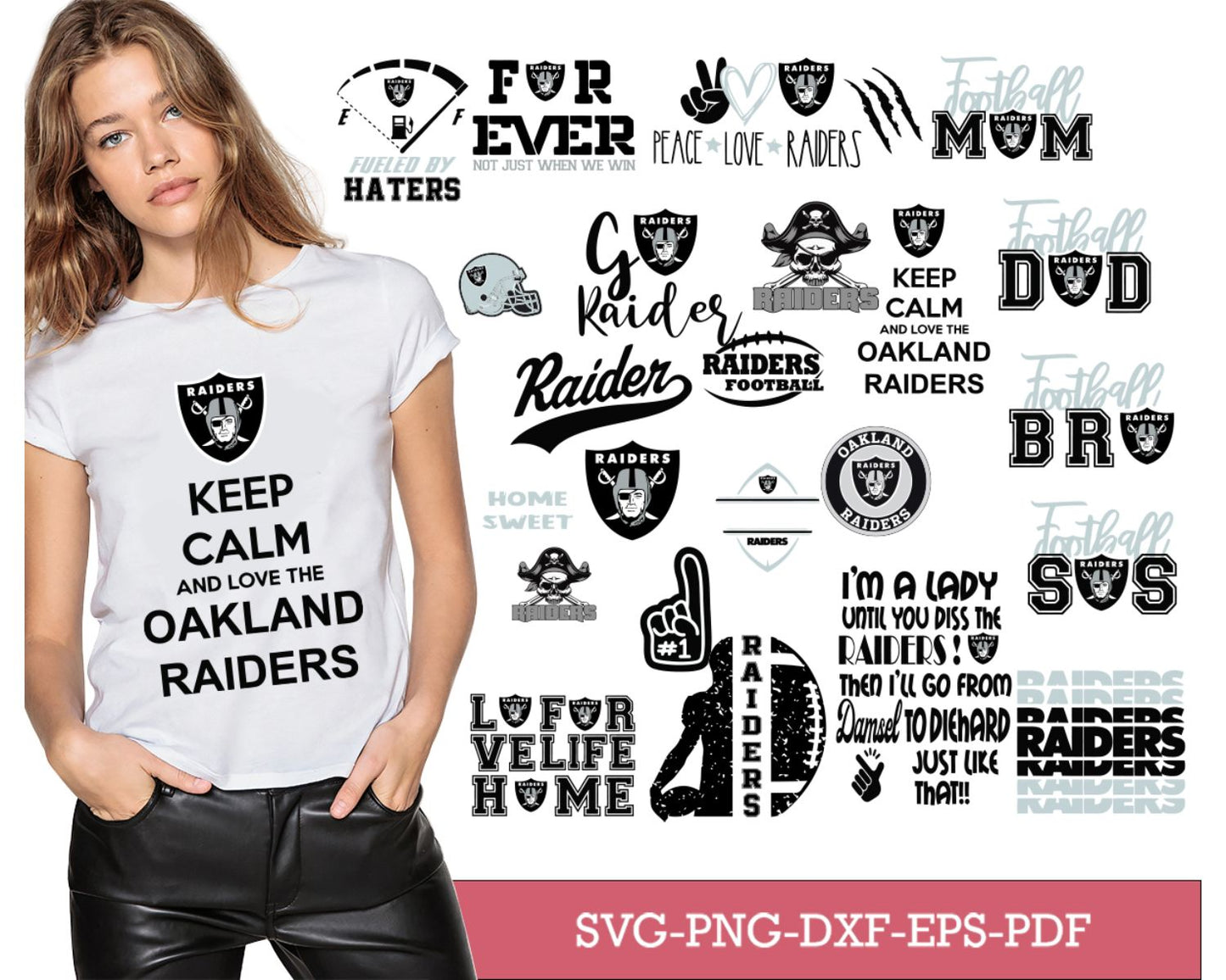 Las Vegas Raiders Bundle Svg, Raiders Svg, Raiders logo svg, Nfl svg