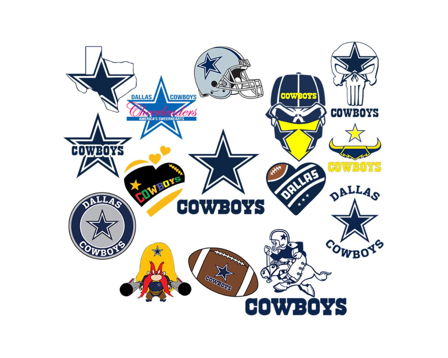 Dallas Cowboys Bundle Svg, Cowboys Svg, Cowboys logo svg, Nfl svg