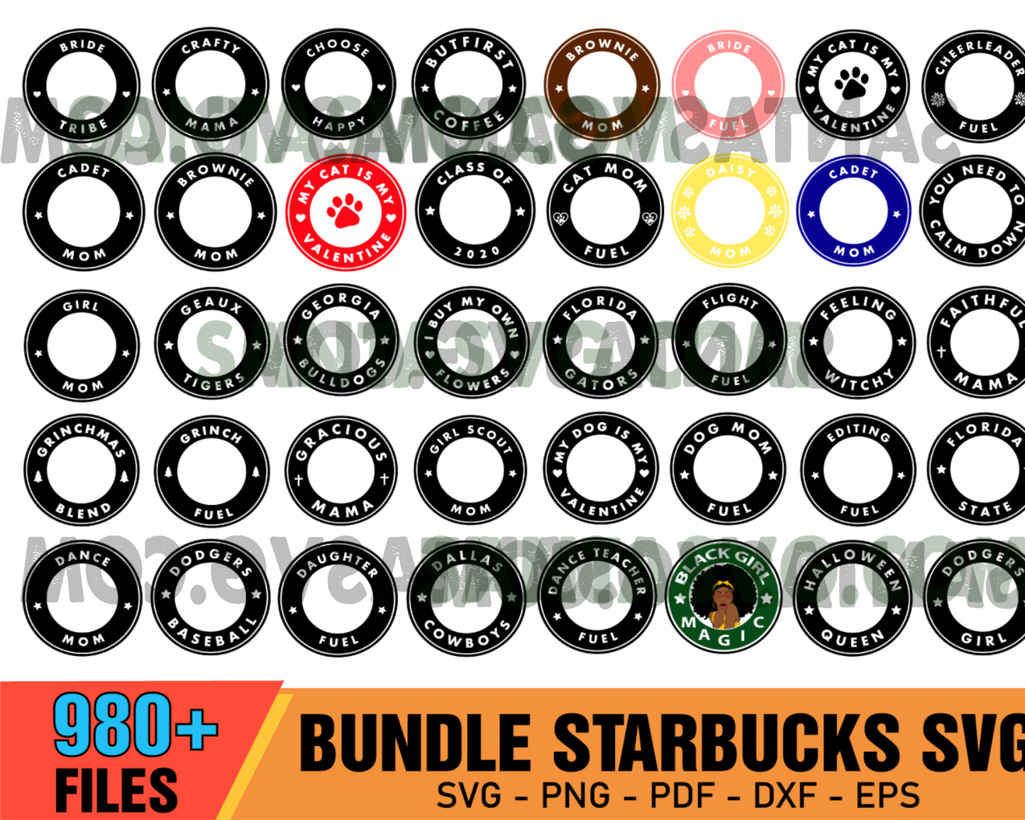 Huge Starbucks Mega Bundle Svg, Starbucks Svg, Starbucks Wrap Svg