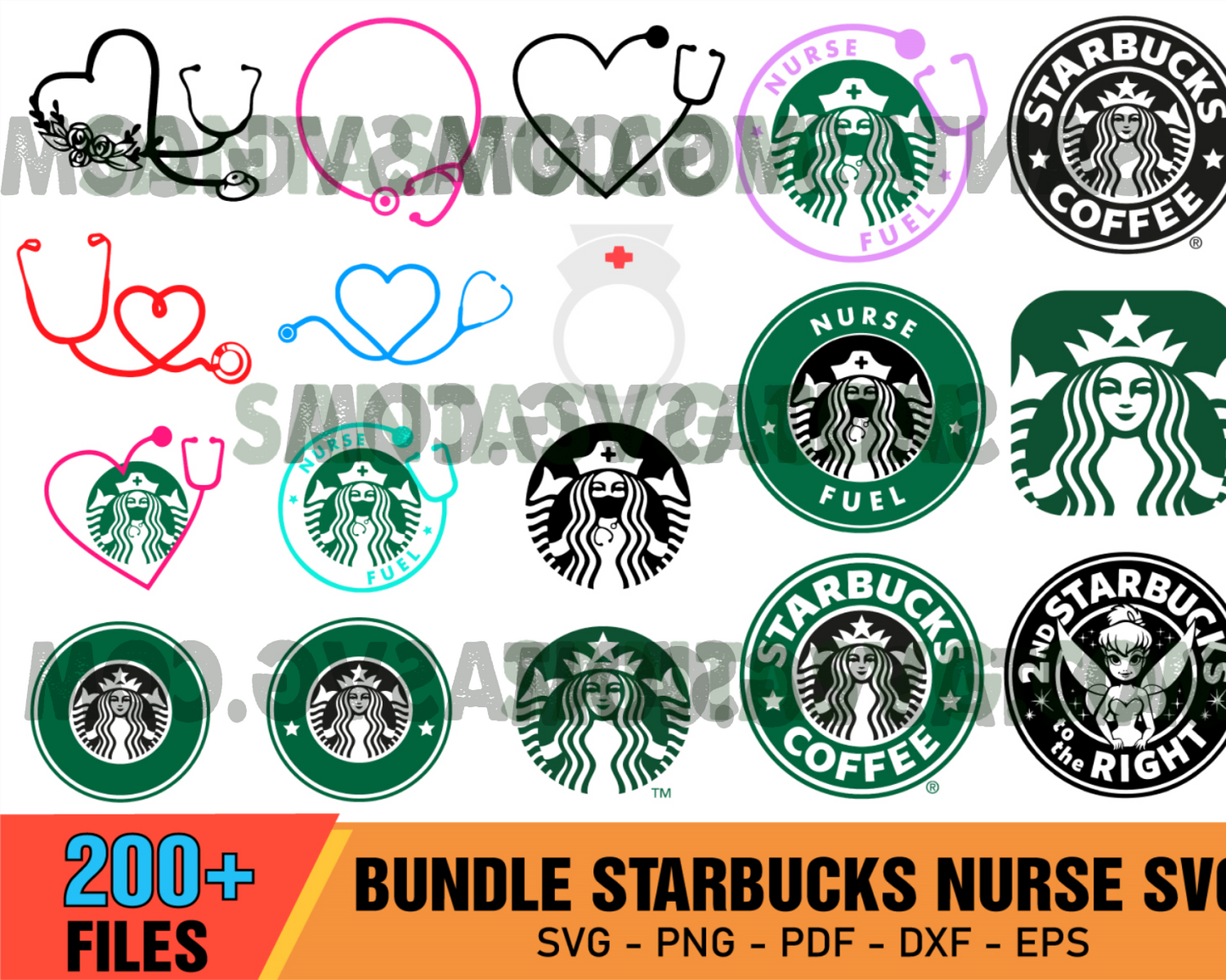 Huge Starbucks Mega Bundle Svg, Starbucks Svg, Starbucks Wrap Svg