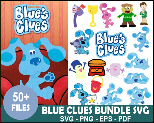 Blues Clues Bundle Svg, Trending Svg, Clues Dog Svg