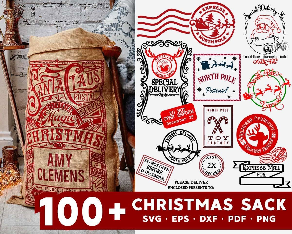 Christmas Mega Bundle Svg, Christmas Sack Svg, Snoopy Christmas Svg