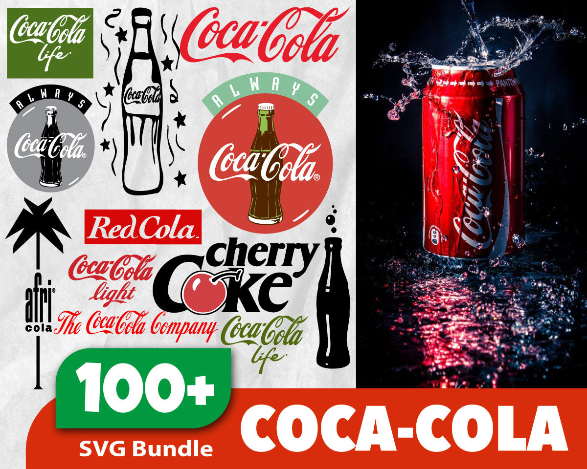 Drinking Brand Mega Bundle Svg, Beer Logo Svg, Coca cola Svg