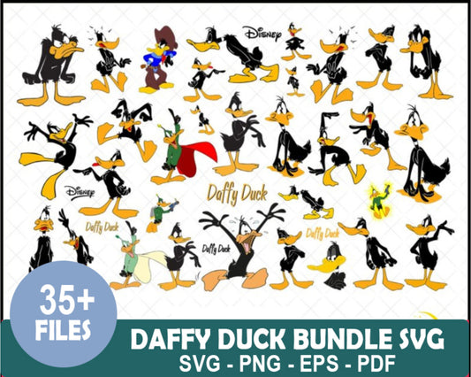 Daffy Duck svg, Looney Tunes svg, Looney svg, Cartoon svg, Disney svg