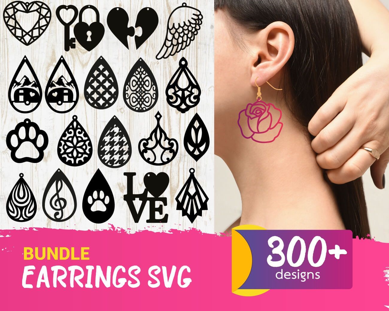 Mega Bundle Svg, Dream Catcher Svg, Lips Bundle Svg, Hand Drawn Floral