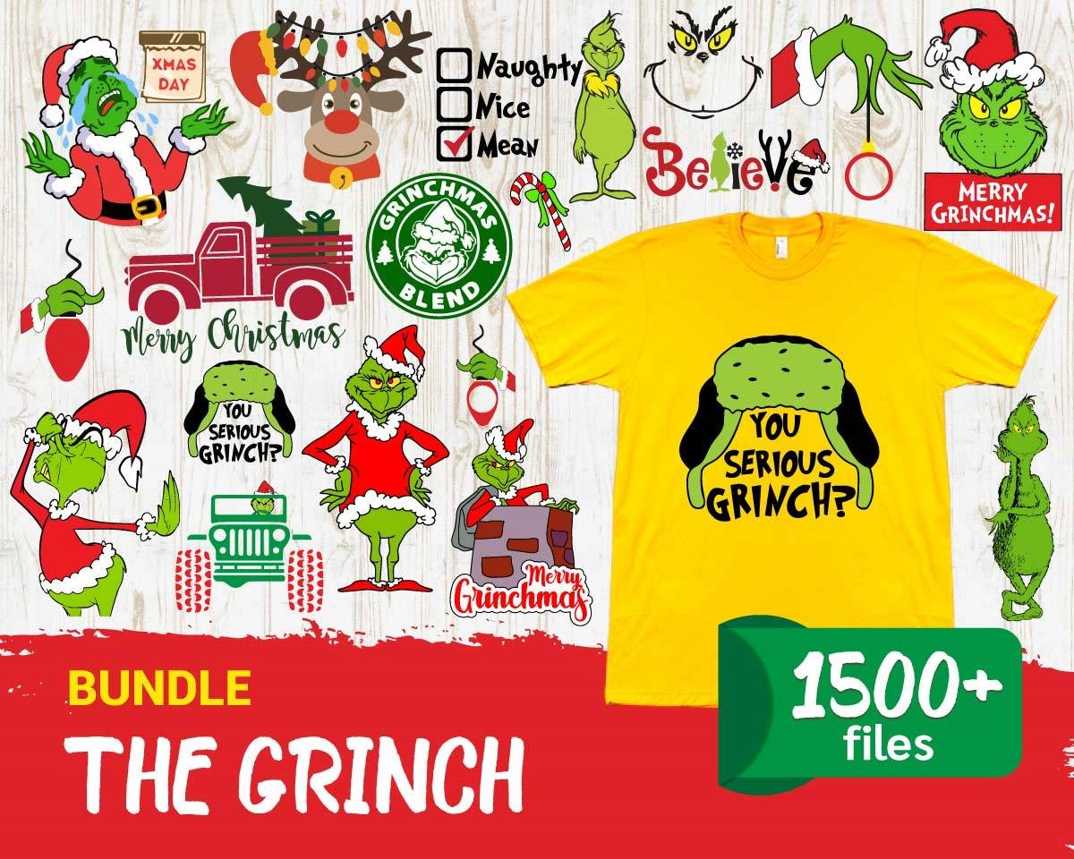 Mega Christmas Bundle SVG, Grinch Svg, Christmas Gnome Svg