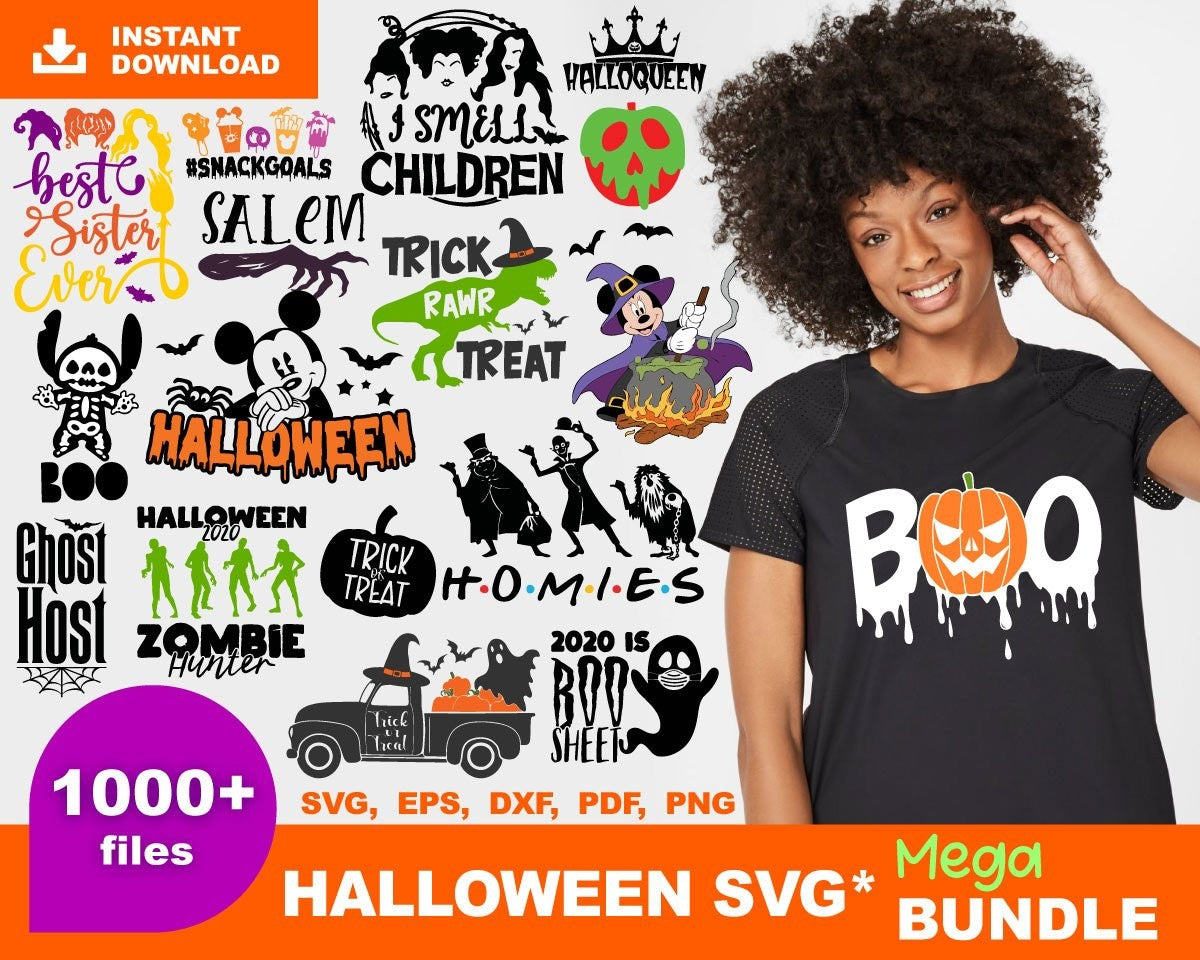 Halloween Mega Bundle Svg, Hocus Pocus Svg, Horror Movies Svg