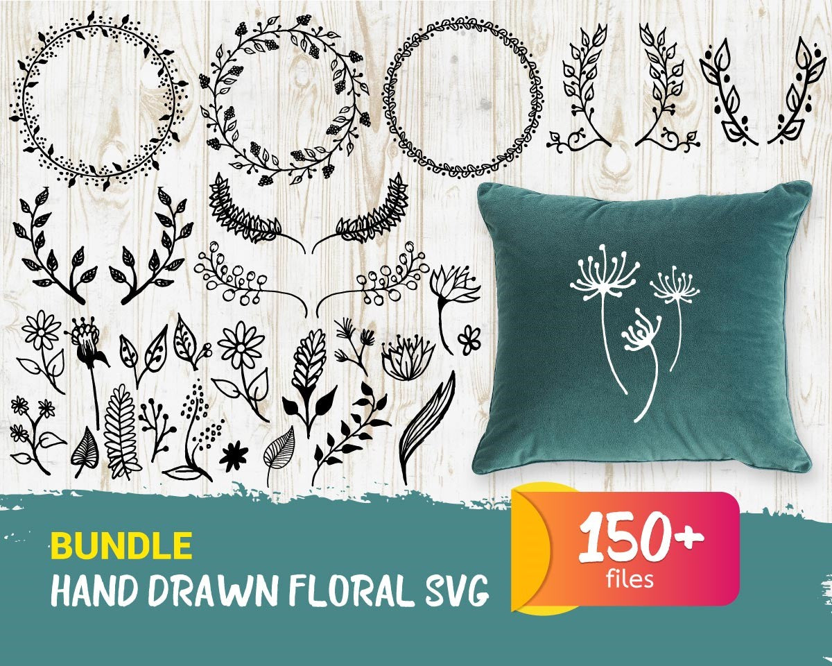 Mega Bundle Svg, Dream Catcher Svg, Lips Bundle Svg, Hand Drawn Floral