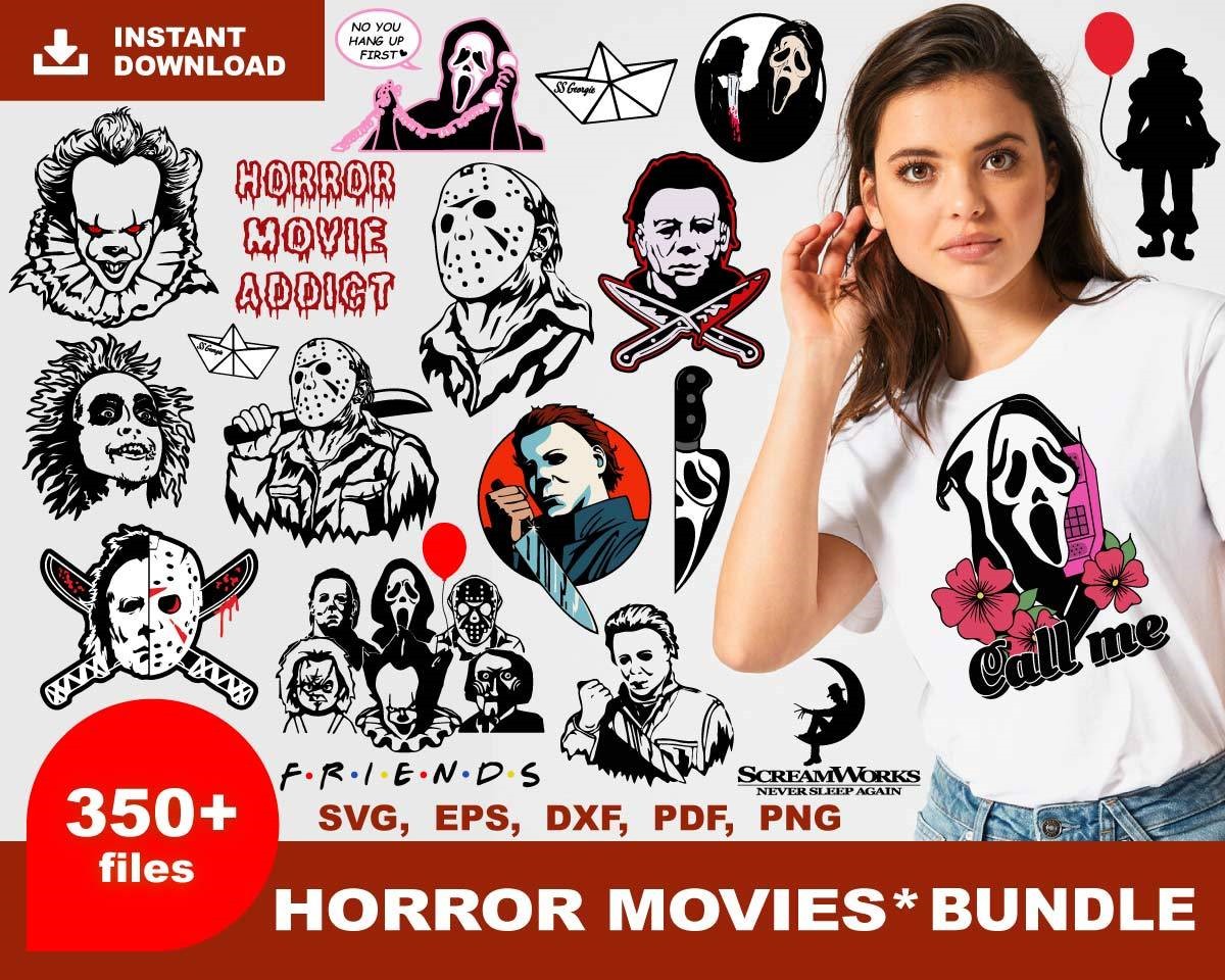 Halloween Mega Bundle Svg, Hocus Pocus Svg, Horror Movies Svg