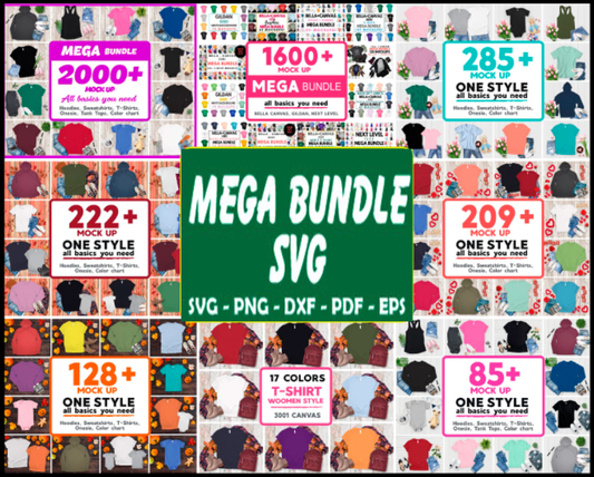 Mockup One Style Png Mega Bundle, Mockup Png, Basics Mockup