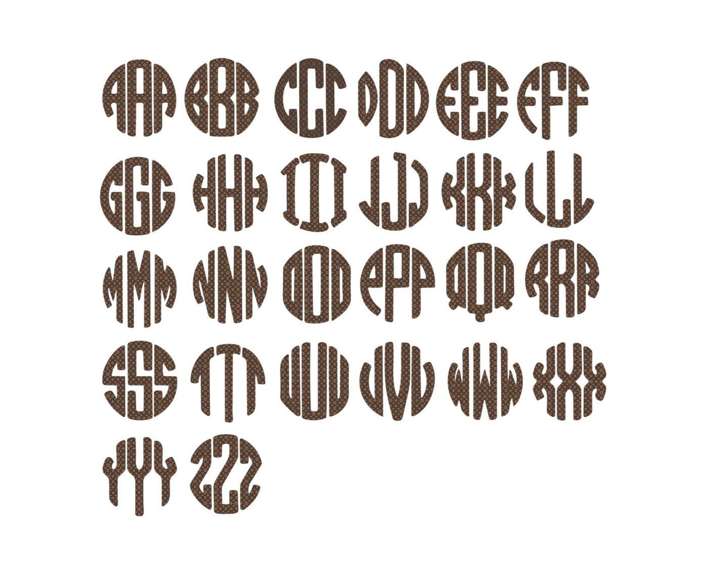 Louis Vuitton Monogram Alphabet Png, Louis Vuitton Png, Monogram