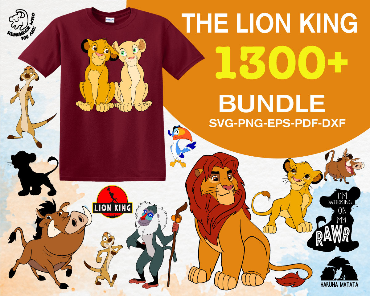 Disney Cartoon Mega Bundle, Lion king Svg, Winnie Poor Svg, Toy Story