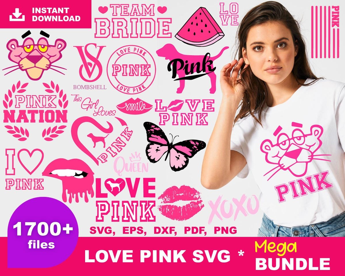 All Trending Hot Design SVG, Trending Svg, Pink Bundle Svg