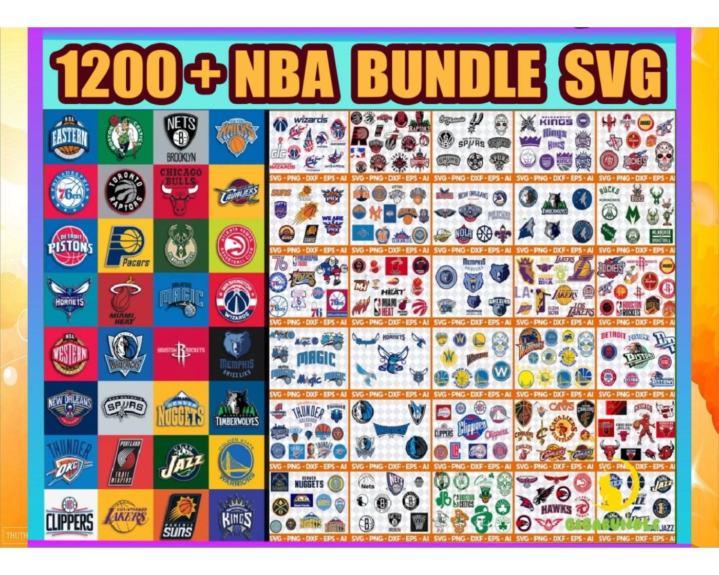 All team NBA Svg, NBA Svg, Basketball Svg, Sport Svg, Bundle Sport Svg ...