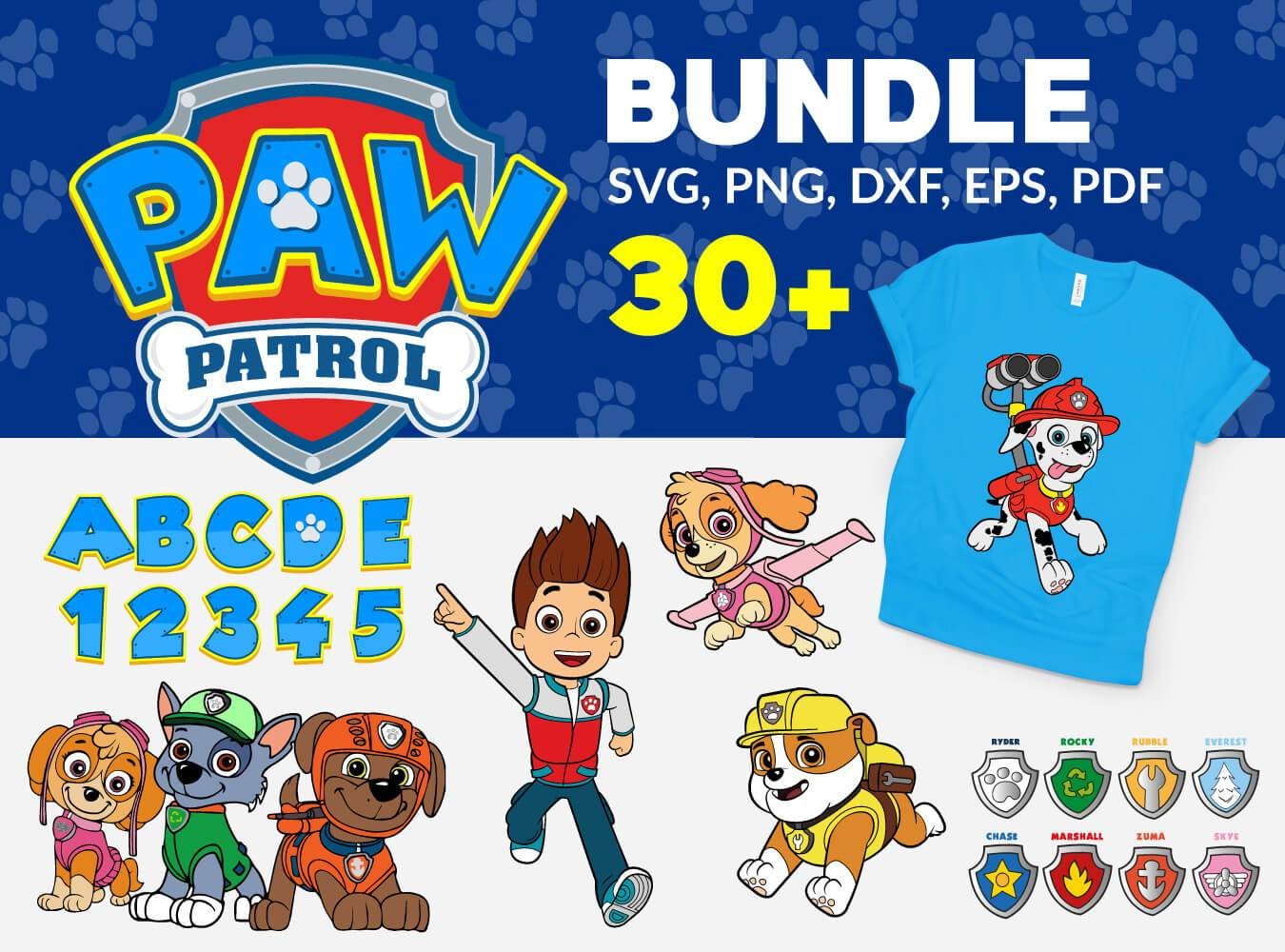 Huge Paw Patrol Mega Bundle Svg, Paw Patrol Bundle Svg, Patrol Svg