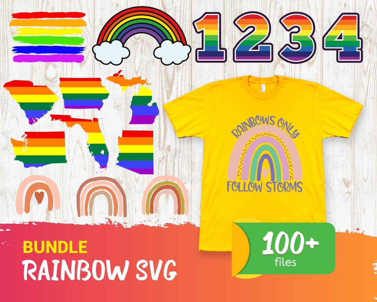 Giant Bundle Svg, Rainbow Svg, Freaking giant Svg, Flower Svg