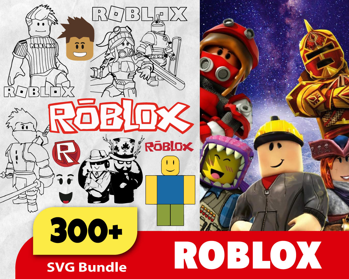 Roblox and PS5 Game Mega bundle, Roblox Svg, PS5 Svg, Video Game