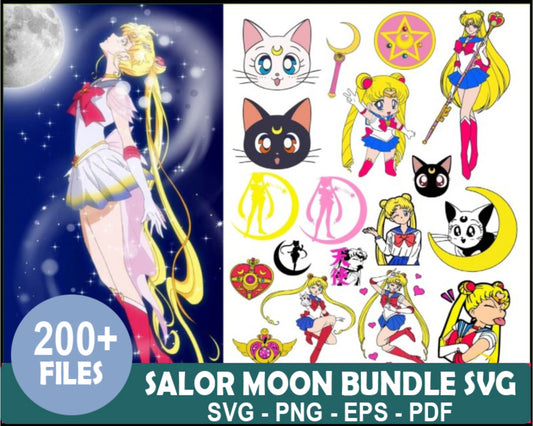 Sailor Moon Princess, Sailor Moon svg, Luna svg, Artemis, Diana