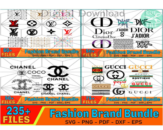 Fashion Brand Logo Svg, Bundle Logo  Svg, Brand Logo Svg, Famous Logo