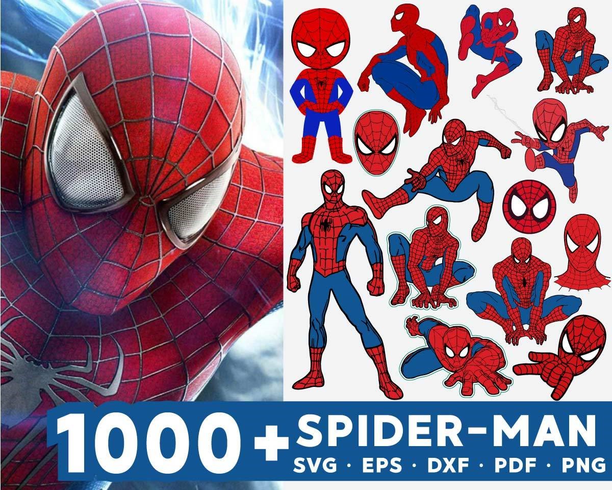 Spiderman Mega Bundle Svg, Marvel Spiderman Svg, Spiderman Svg