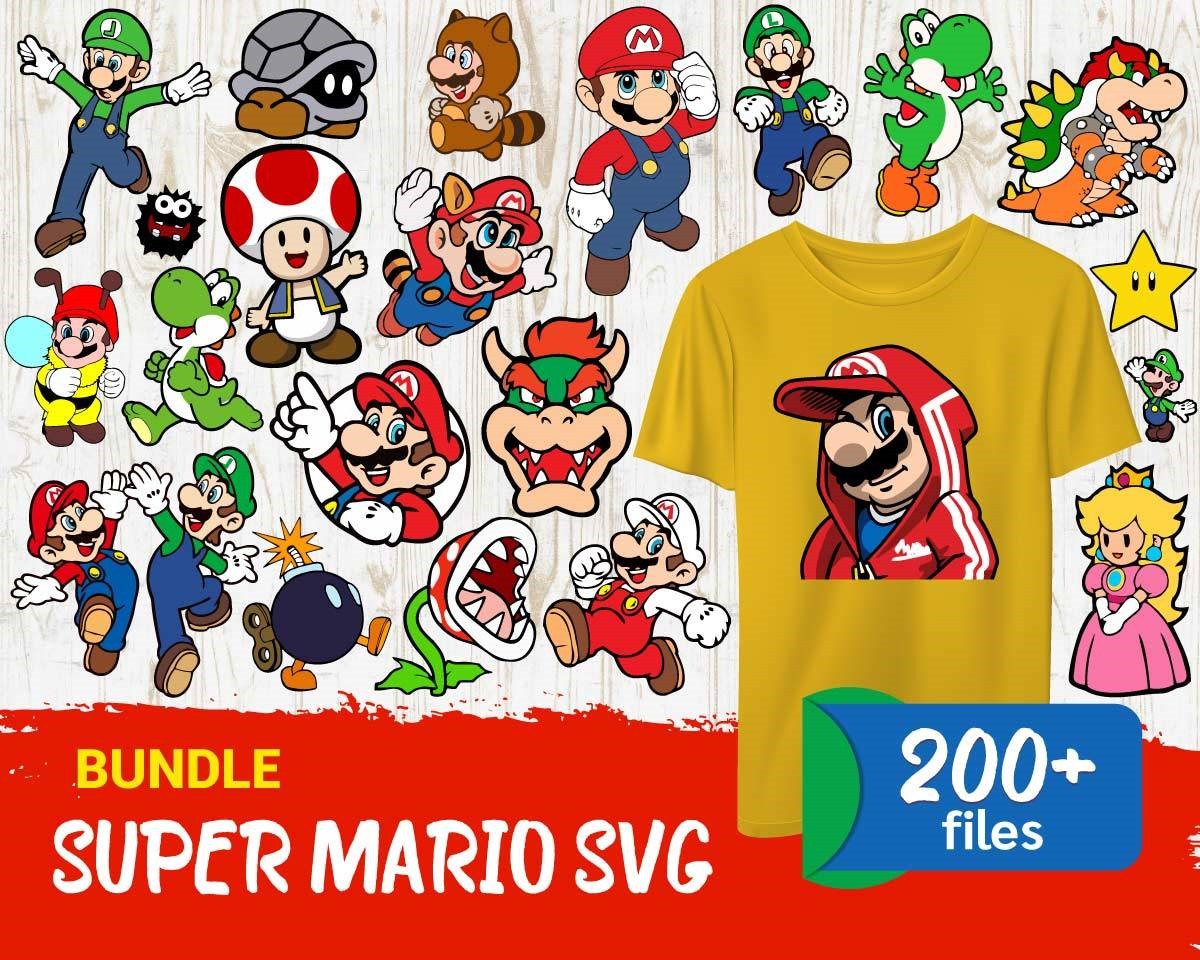 Sesame Street And Mario Mega Bundle Svg, Sesame Treet Svg, Mario Svg