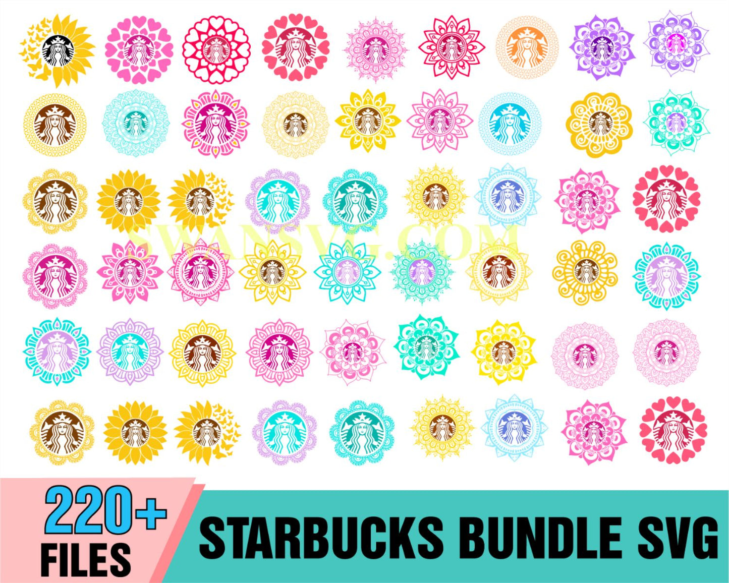 220 Starbucks Bundle Svg, Starbucks Logo Svg, Disney Logo