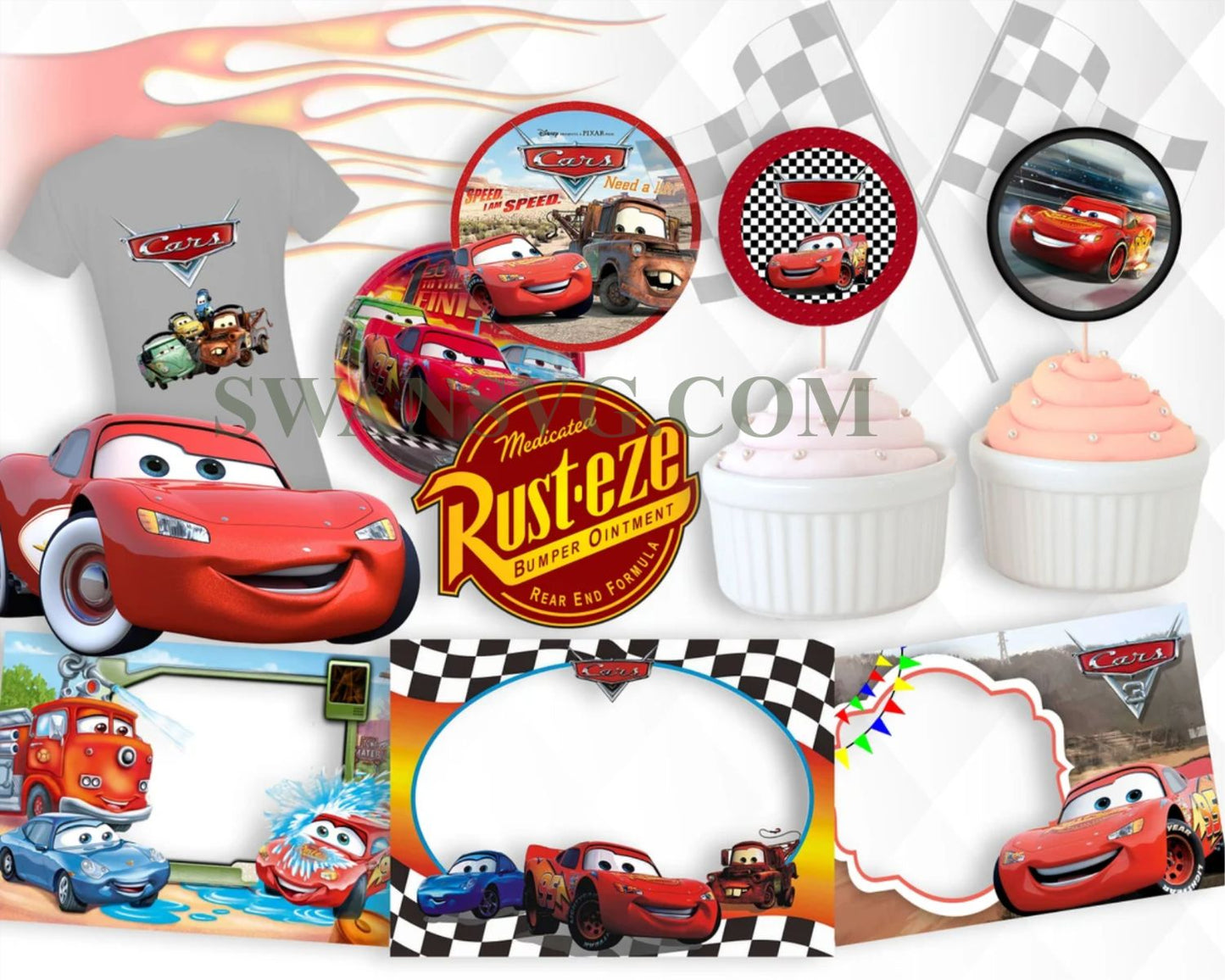 650 Mega Bundle CARS Png, Cars Png, Cars Birthday Png, Cars Party Png