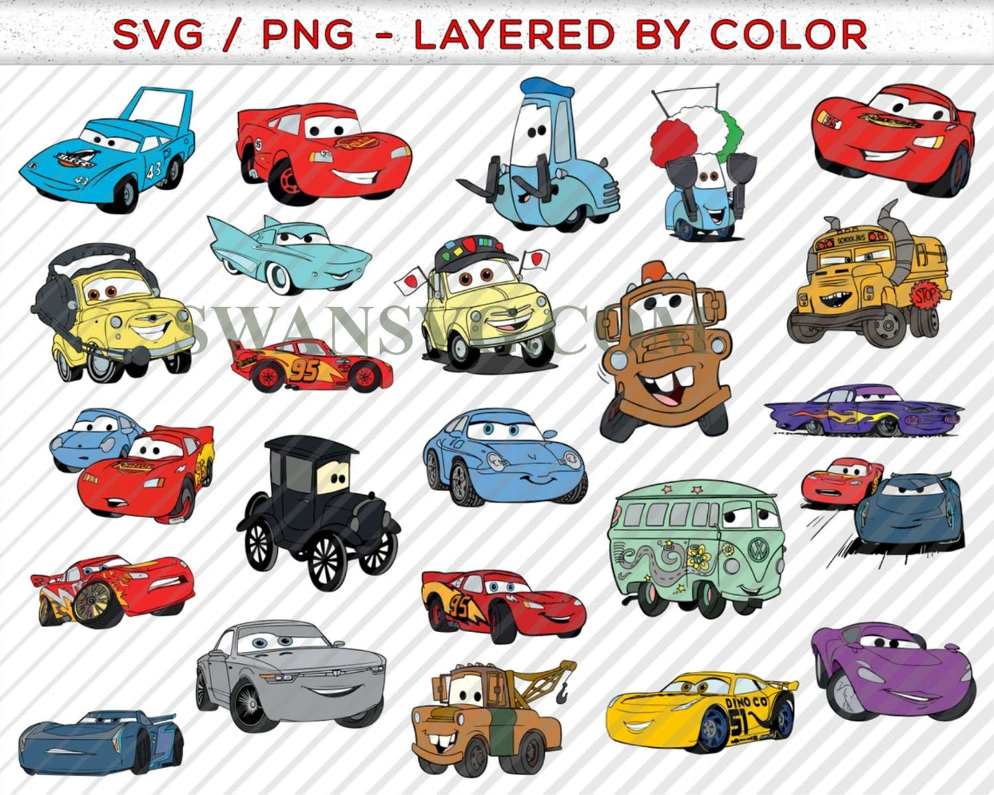 650 Mega Bundle CARS Png, Cars Png, Cars Birthday Png, Cars Party Png