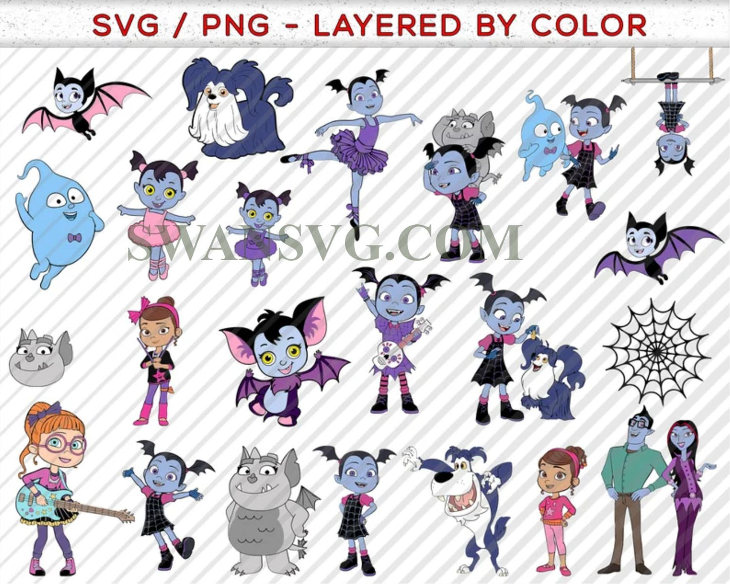 200 Mega Vampirina Bundle Png, Vampirina Png, Vampirina Birthday