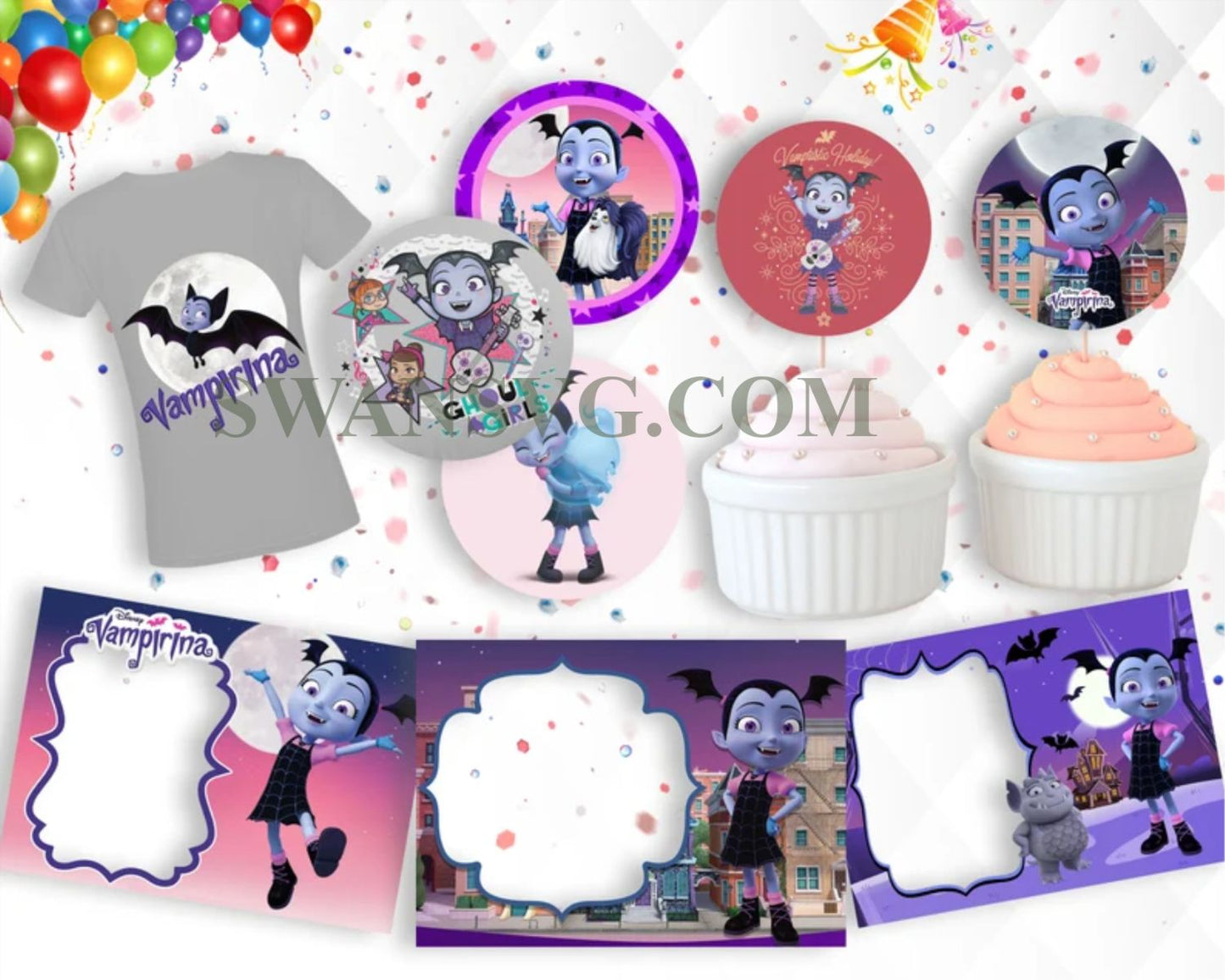 200 Mega Vampirina Bundle Png, Vampirina Png, Vampirina Birthday