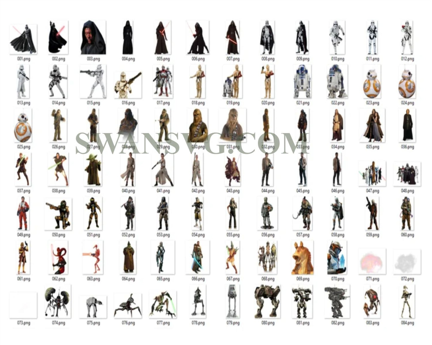 220 STAR WARS Bundle Png, Yoda Png, Star Wars Birthday, Star Wars