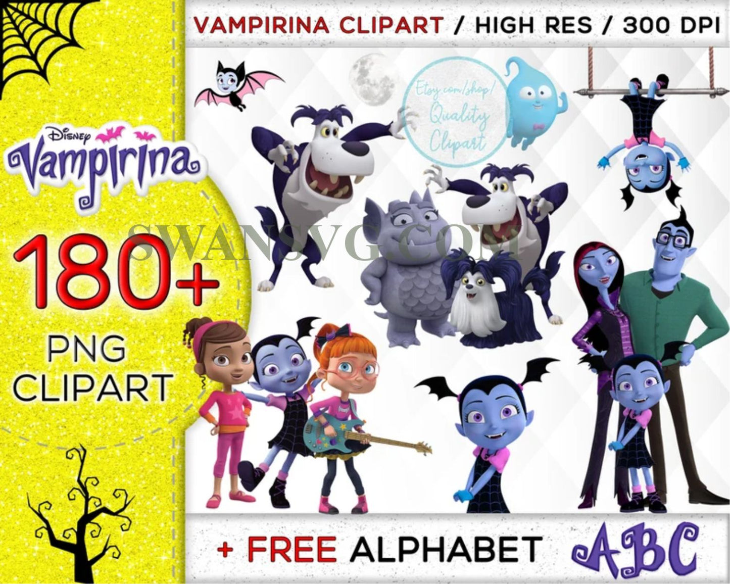 180 VAMPIRINA Bundle Png, Vampirina Png, Vampirina Birthday