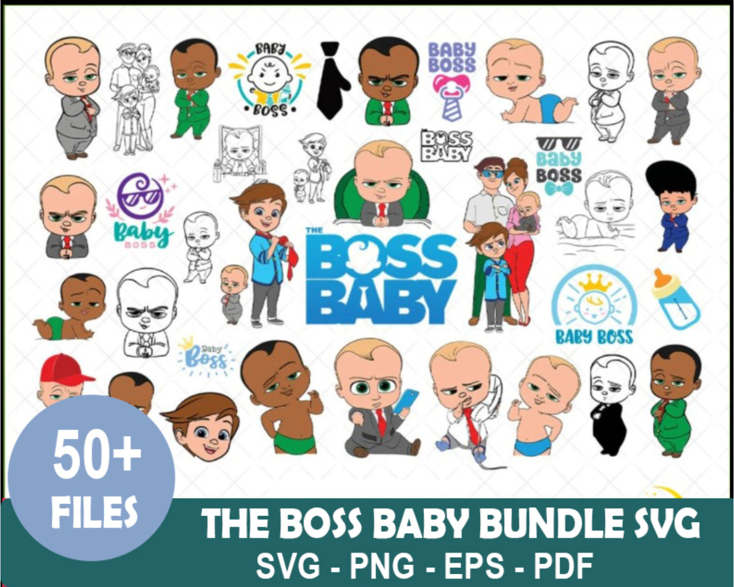 The Boss Baby Bundle Svg, Boss Baby Svg, Boss Baby Vector, Boss Baby