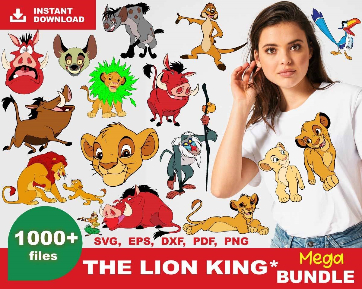 Disney Cartoon Mega Bundle, Lion king Svg, Winnie Poor Svg, Toy Story