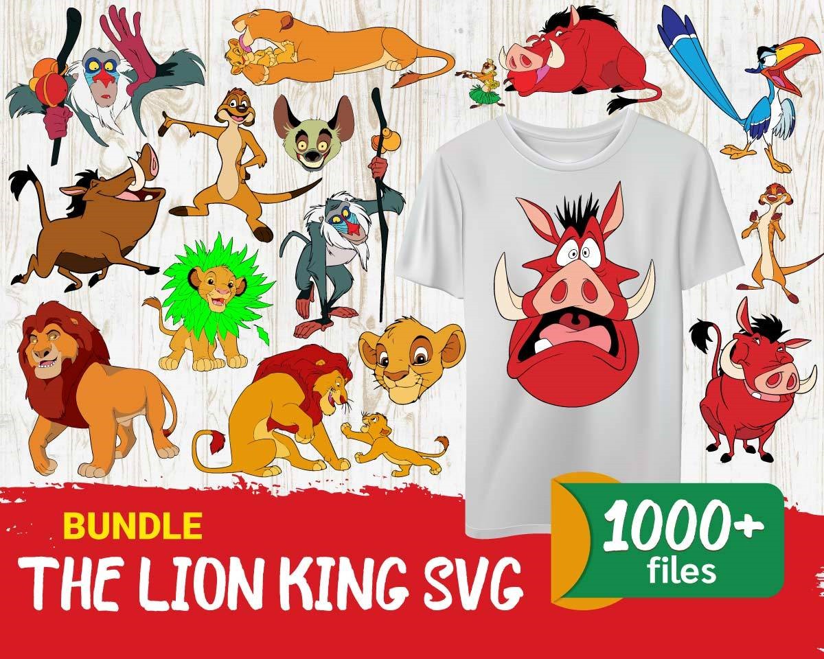 Disney Cartoon Mega Bundle, Lion king Svg, Winnie Poor Svg, Toy Story