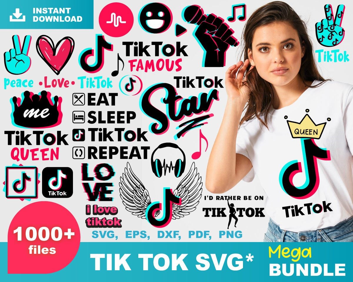 Huge Tiktok Mega Bundle Svg