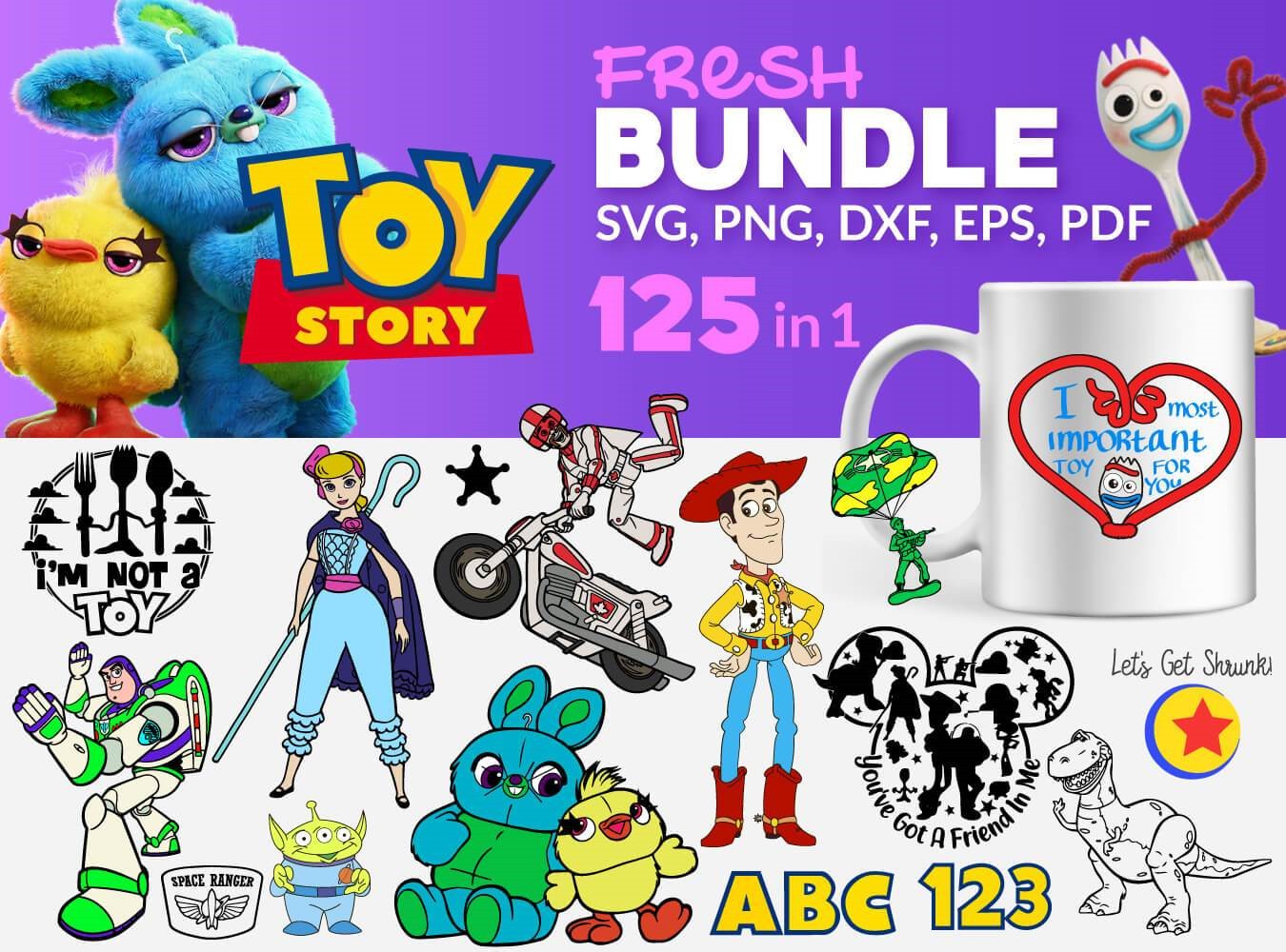 Disney Cartoon Mega Bundle, Lion king Svg, Winnie Poor Svg, Toy Story