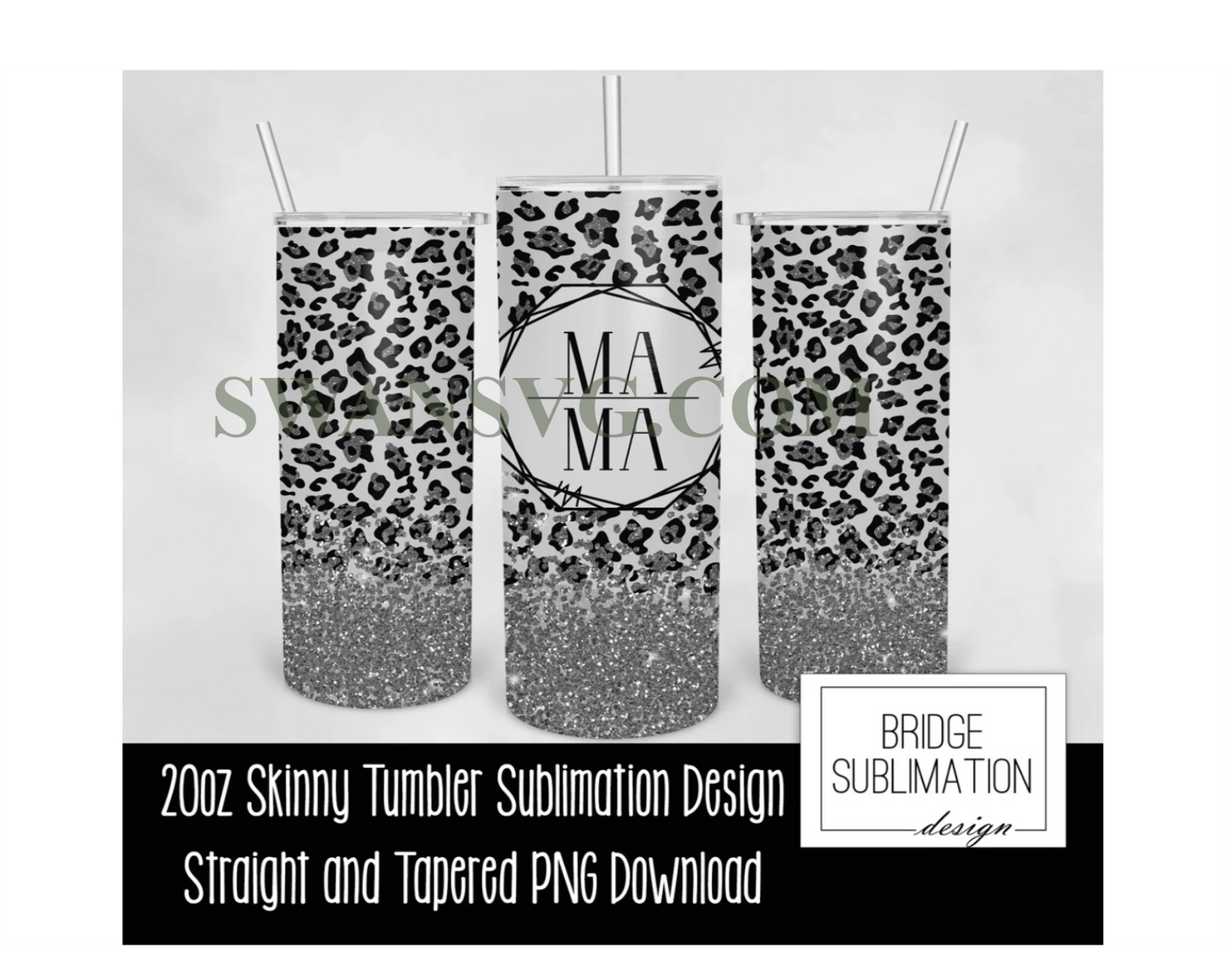 20 Mama Tumbler Bundle, 20oz Skinny Tumbler Sublimation PNG