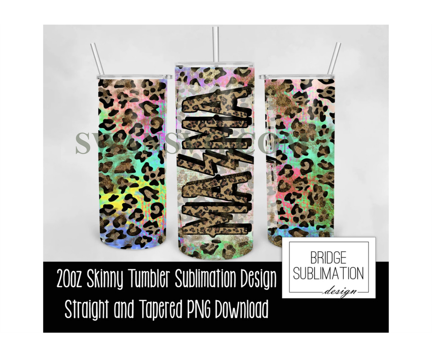 20 Mama Tumbler Bundle, 20oz Skinny Tumbler Sublimation PNG