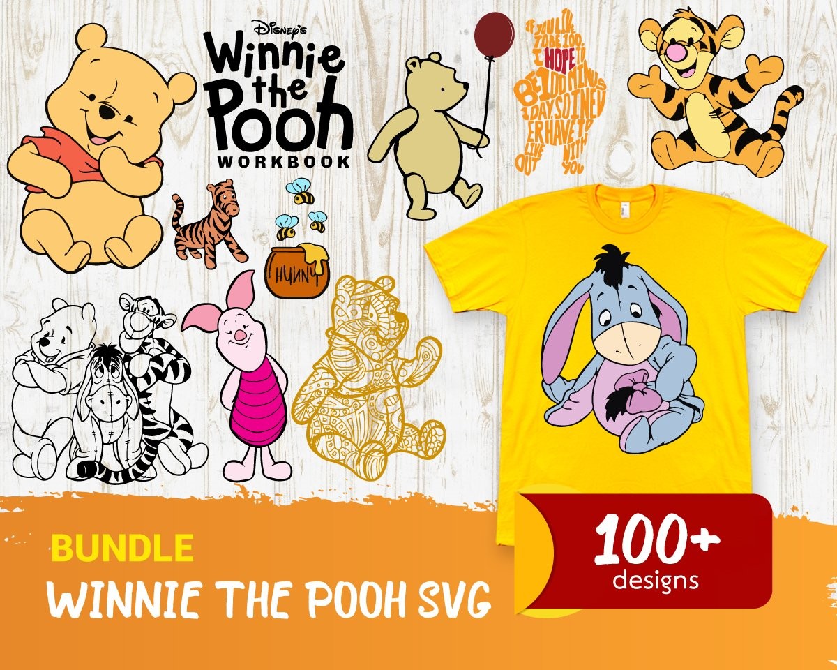 Disney Cartoon Mega Bundle, Lion king Svg, Winnie Poor Svg, Toy Story