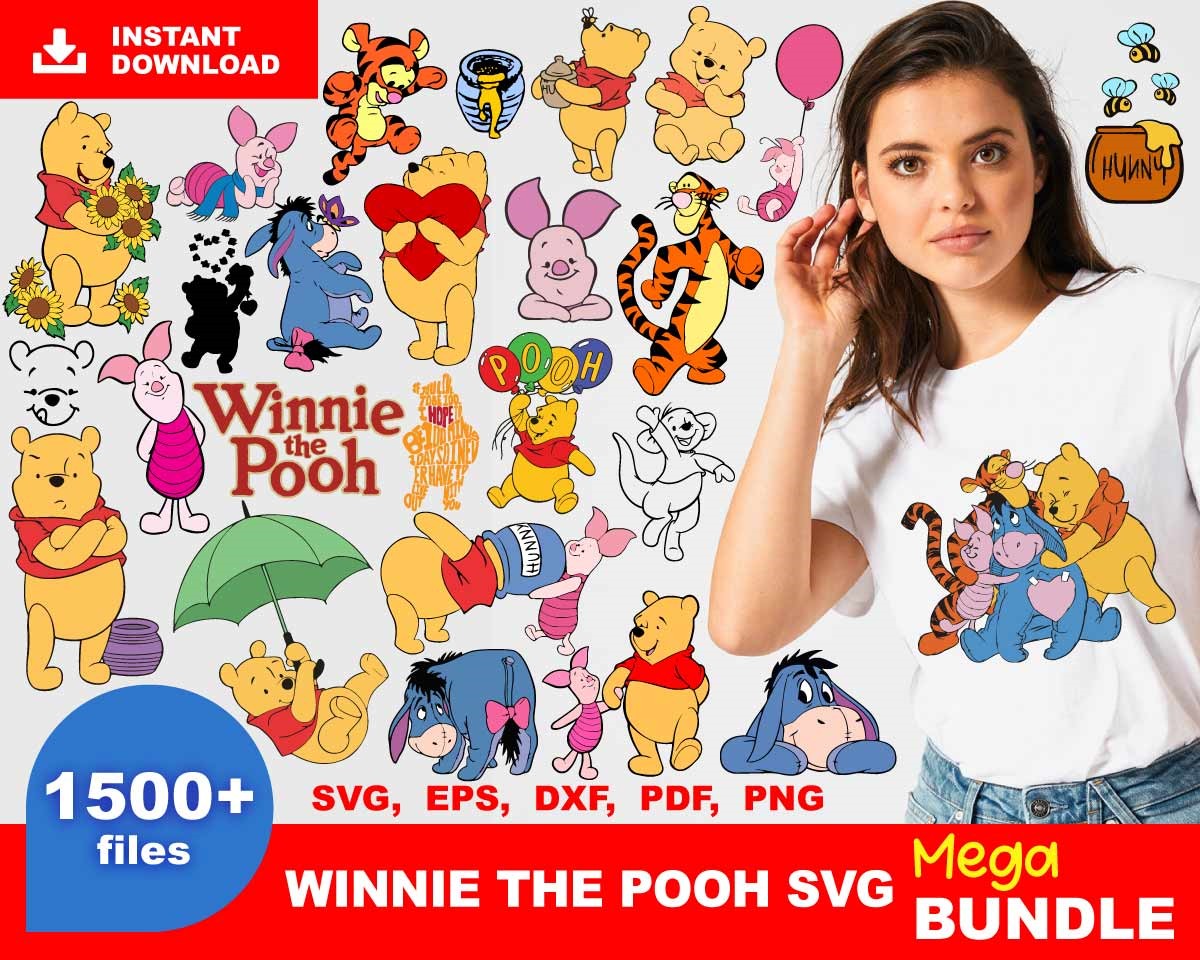 Disney Cartoon Mega Bundle, Lion king Svg, Winnie Poor Svg, Toy Story